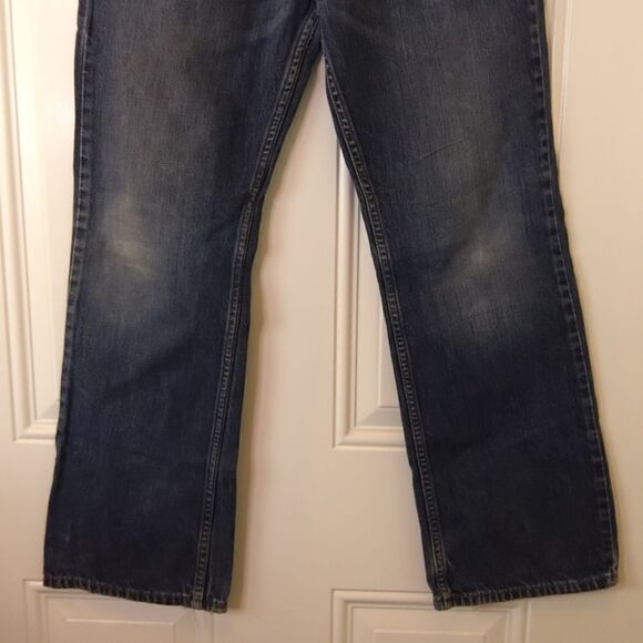 Levi's 527 boys blue five pocket bootcut jeans size (16R). - Picture 4 of 17